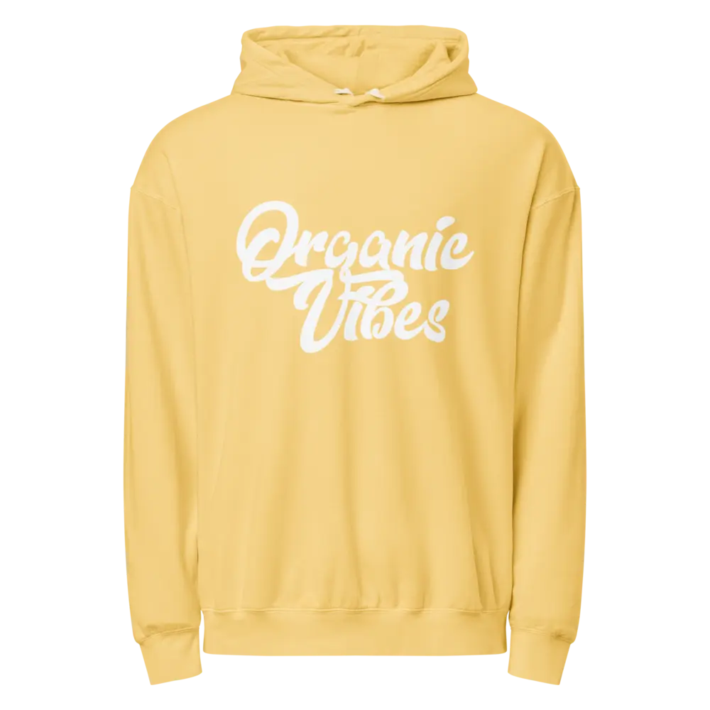 OV Script Hoodie in Butter, product photo