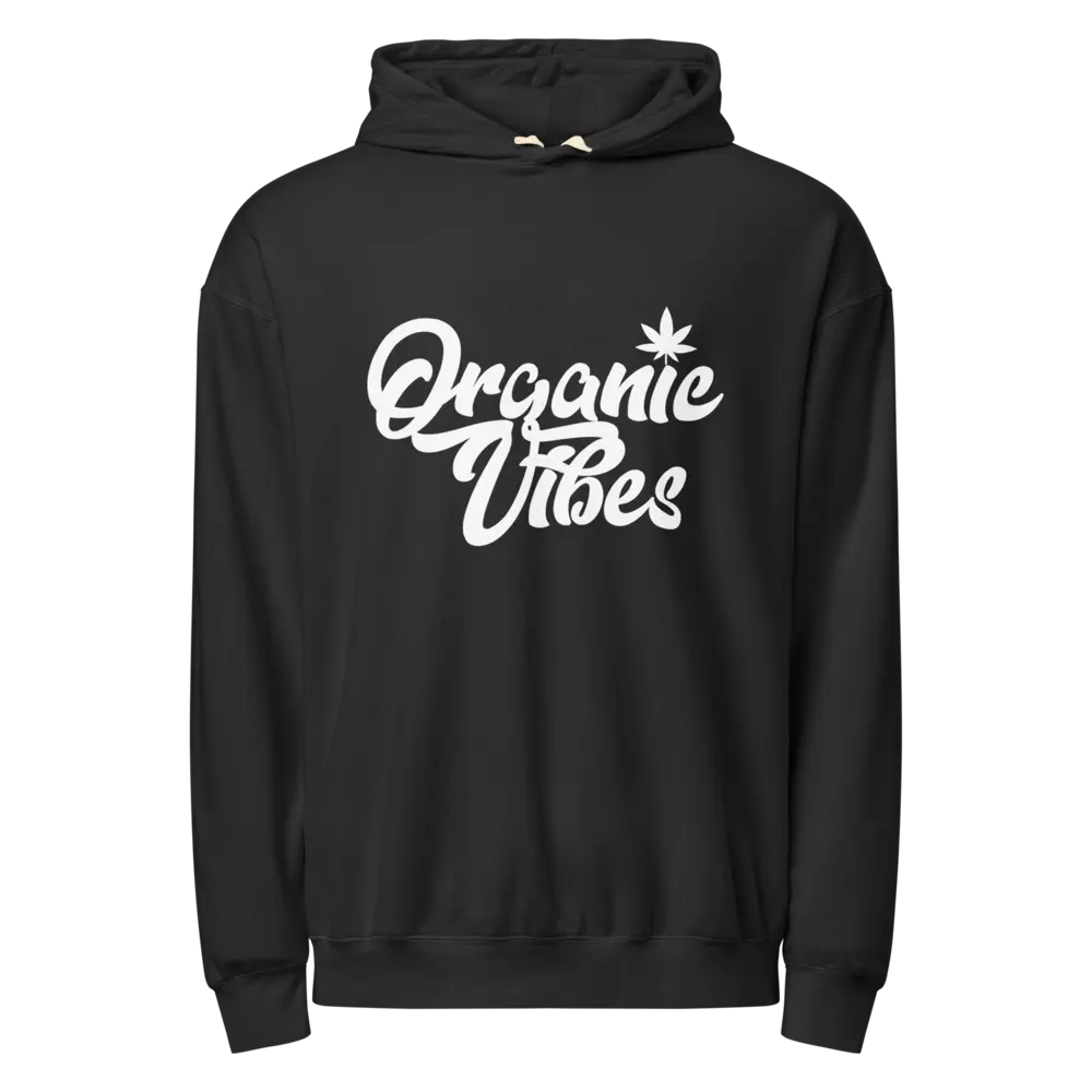 OV Leaf Script Hoodie in Black, product photo